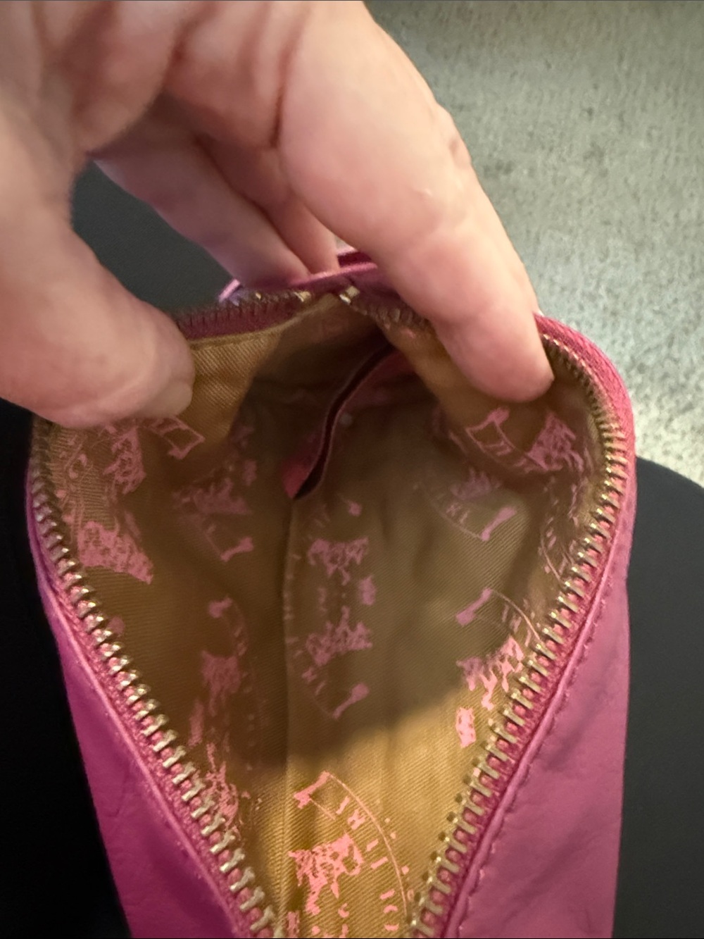 Juicy Couture Wristlet Bag in Deep Magenta - Picture 9 of 10